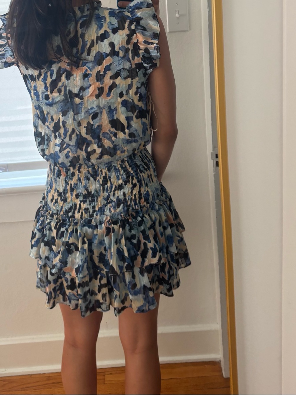 TCEC Floral Ruffle Mini Dress - Picture 2 of 4